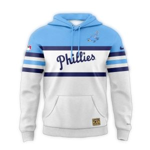 Vintage 1944-1946 Philadelphia Phillies Blue Jay All-Over Print Hoodie