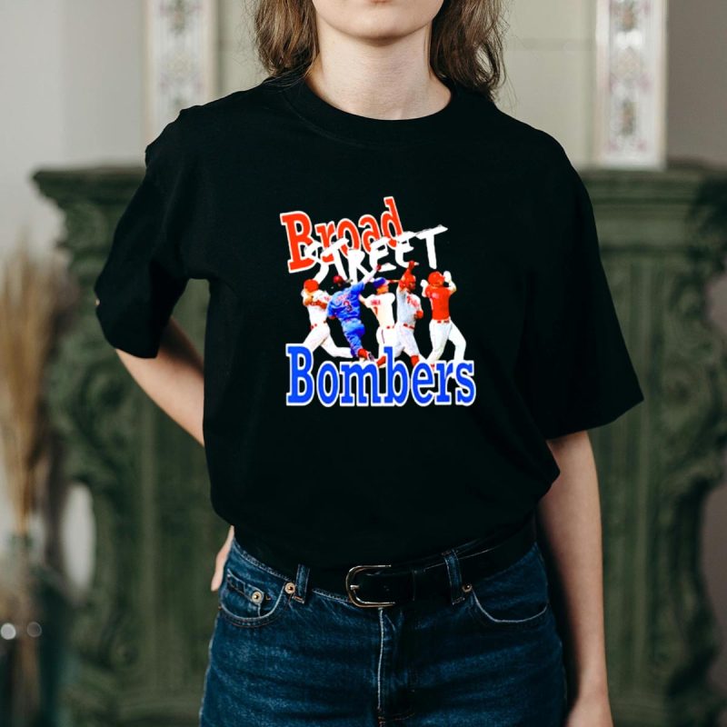 Philadelphia Phillies Broad Street Bombers Baseball T-Shirt for Fans - Image 2
