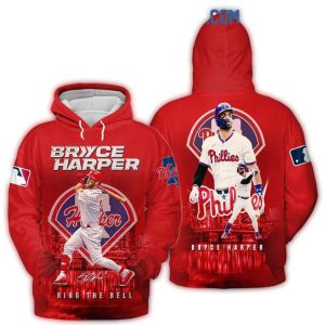 Bryce Harper Philadelphia Phillies All Over Print Hoodie - Champions Edition