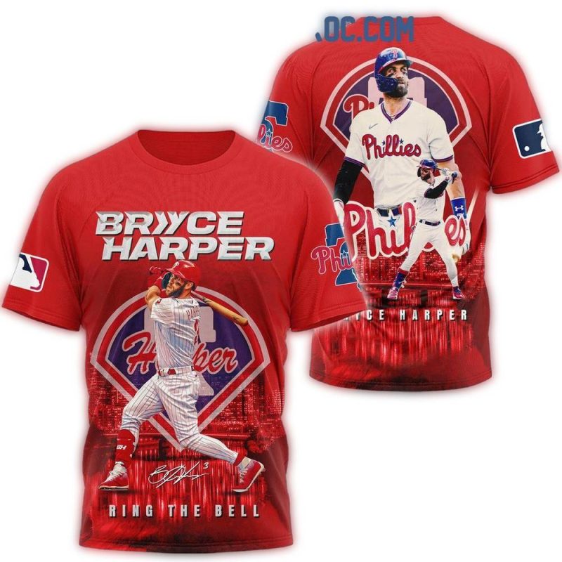 Bryce Harper Philadelphia Phillies All Over Print Hoodie - Champions Edition - Image 2