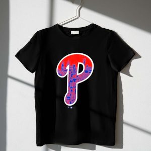 Philadelphia Phillies Skyline Graphic T-Shirt for Baseball Fans