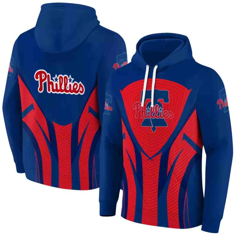 Philadelphia Phillies Concentric Lines AOP Hoodie 1