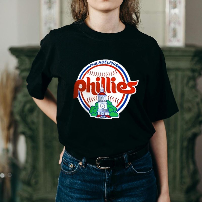 Philadelphia Phillies Cooperstown Liberty Bell Graphic T-Shirt - Image 2