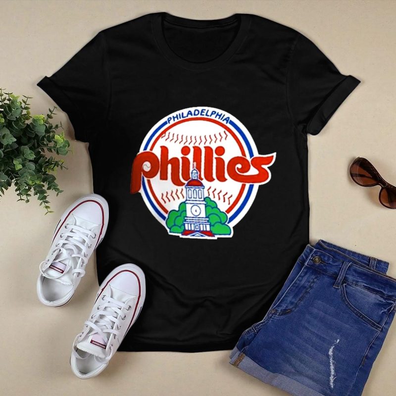 Philadelphia Phillies Cooperstown Liberty Bell Graphic T-Shirt - Image 5