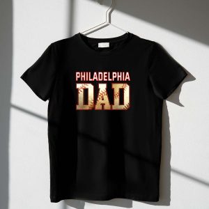 Philadelphia Phillies Dad T-Shirt - Perfect Baseball Gift for Fathers