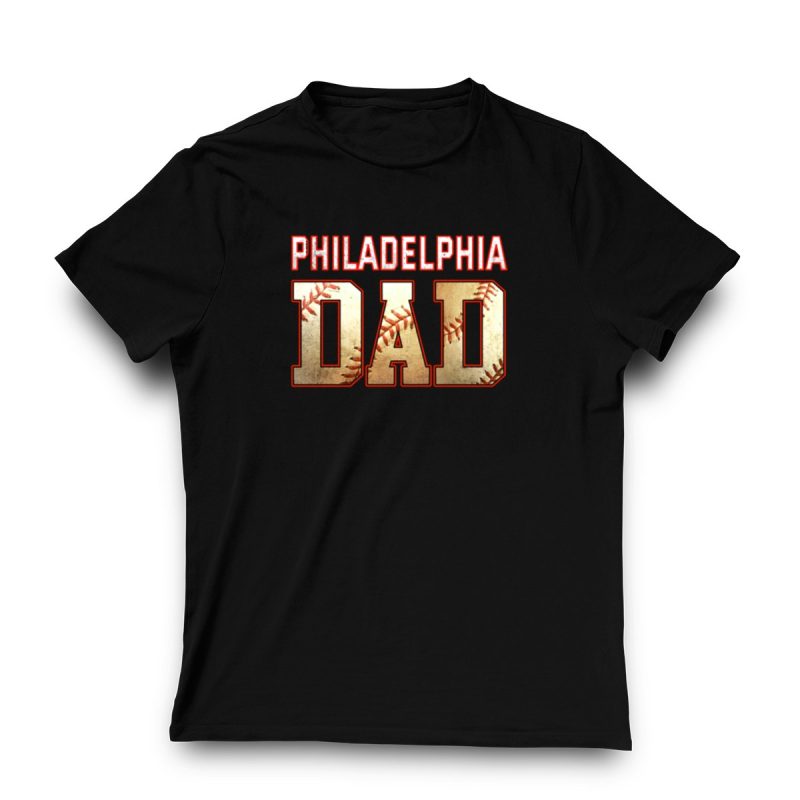 Philadelphia Phillies Dad T-Shirt - Perfect Baseball Gift for Fathers - Image 3
