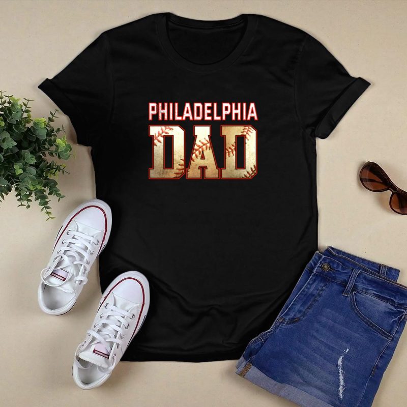 Philadelphia Phillies Dad T-Shirt - Perfect Baseball Gift for Fathers - Image 5