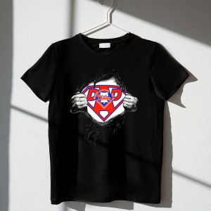 Philadelphia Phillies Superhero Logo T-Shirt for Proud Dads