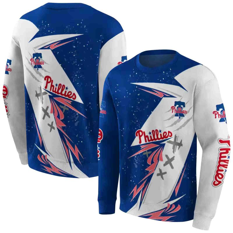 Philadelphia Phillies Dynamic Slash AOP Sweatshirt 1