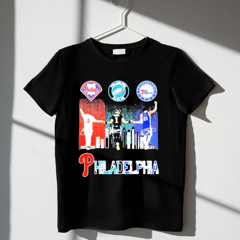 Bryce Harper Graphic T-Shirt for Philadelphia Phillies, 76ers & Eagles Fans