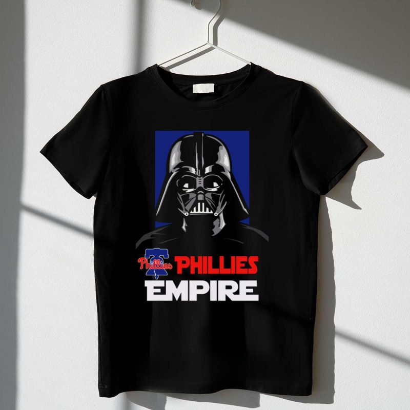 Philadelphia Phillies Darth Vader T-Shirt - Star Wars Fan Apparel