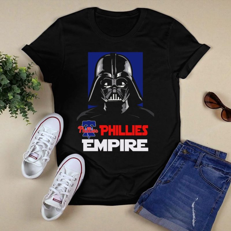 Philadelphia Phillies Darth Vader T-Shirt - Star Wars Fan Apparel - Image 5