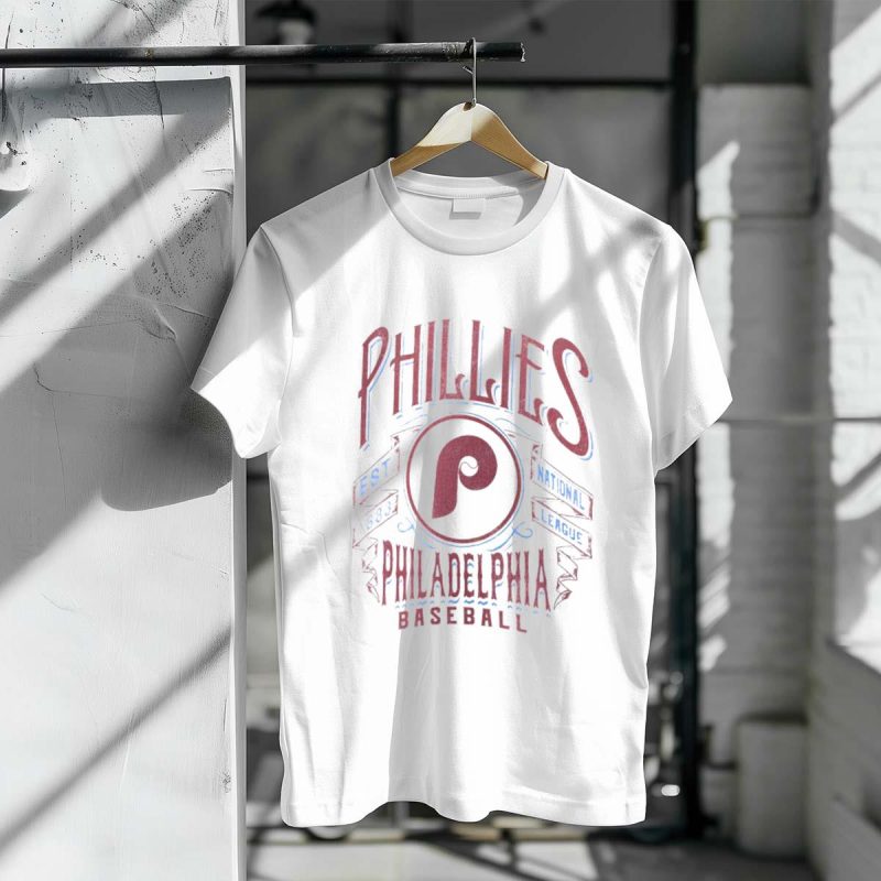Philadelphia Phillies Established 1883 Baseball T-Shirt for Fans & Supporters - Image 3