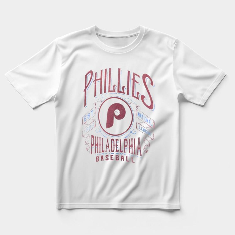 Philadelphia Phillies Established 1883 Baseball T-Shirt for Fans & Supporters - Image 5