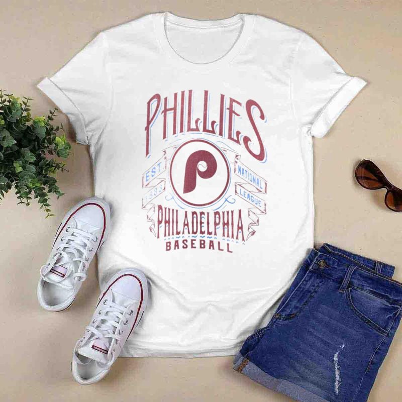 Philadelphia Phillies Established 1883 Baseball T-Shirt for Fans & Supporters - Image 6