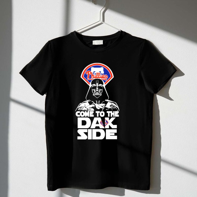 Darth Vader Dark Side T-Shirt for Philadelphia Phillies Fans