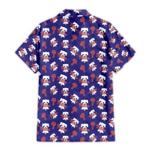 Philadelphia Phillies Fastball Frenzy Hawaiian Shirt for Fans