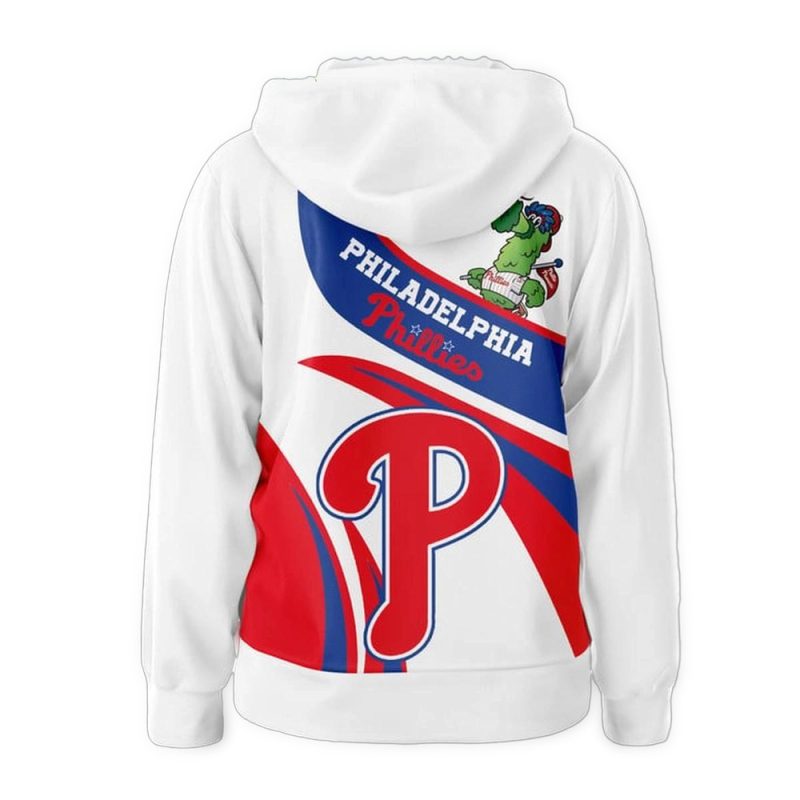 Philadelphia Phillies Fightin' Phils Mascot All-Over Print Hoodie - Image 2