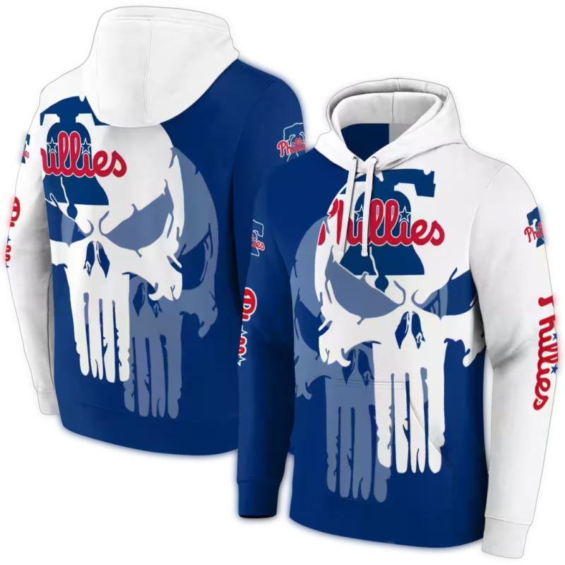 Philadelphia Phillies Graphic Punisher AOP Hoodie 1