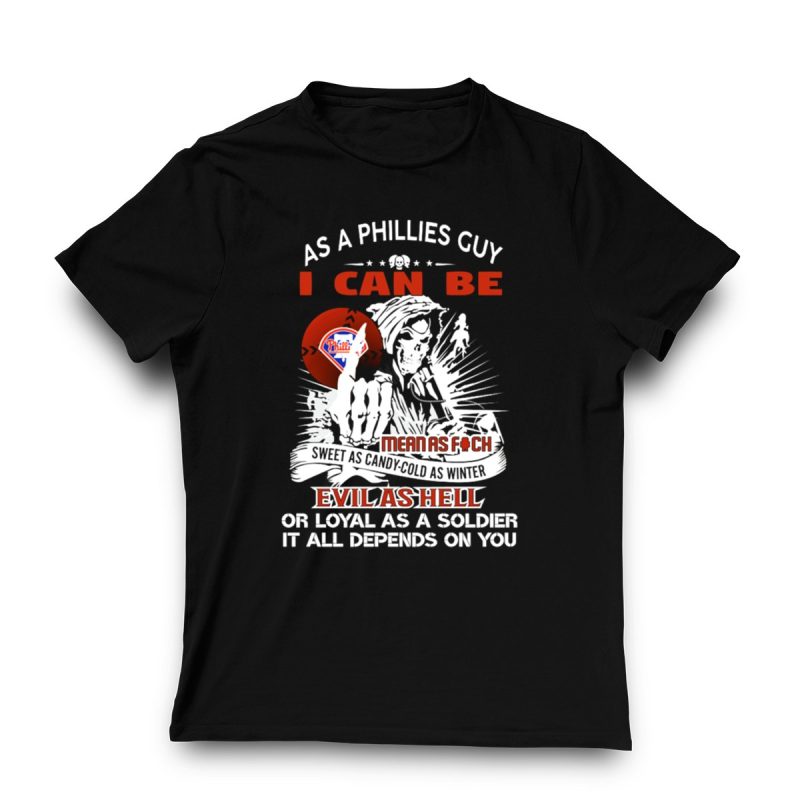 Philadelphia Phillies Grim Reaper Graphic T-Shirt - Show Your Loyalty - Image 3