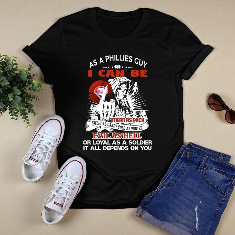 Philadelphia Phillies Grim Reaper Graphic T-Shirt - Show Your Loyalty - Image 5
