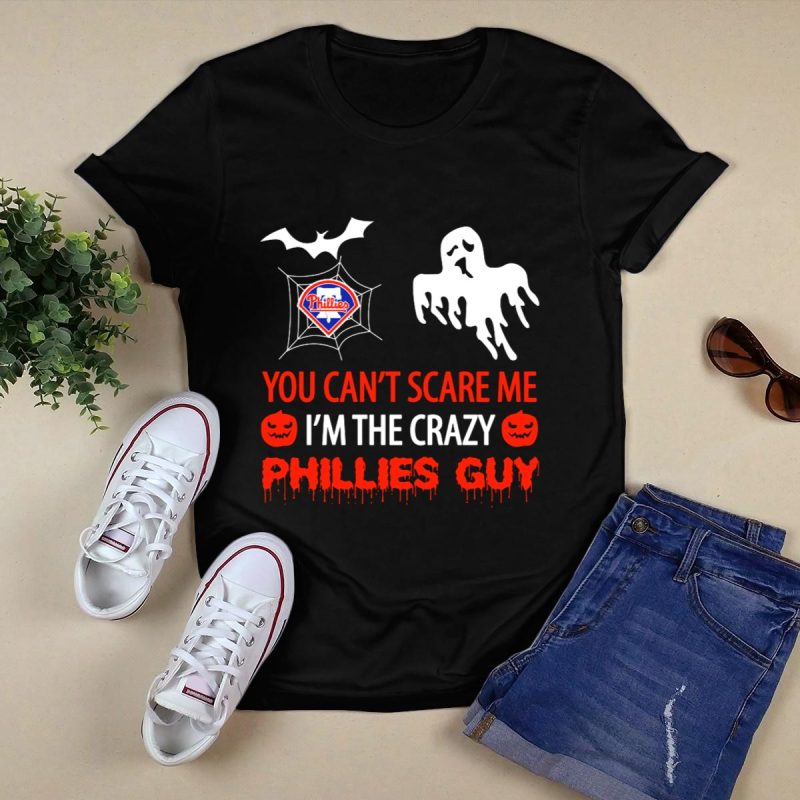 Philadelphia Phillies Halloween T-Shirt - Fun Phillies Fan Graphic Tee - Image 5