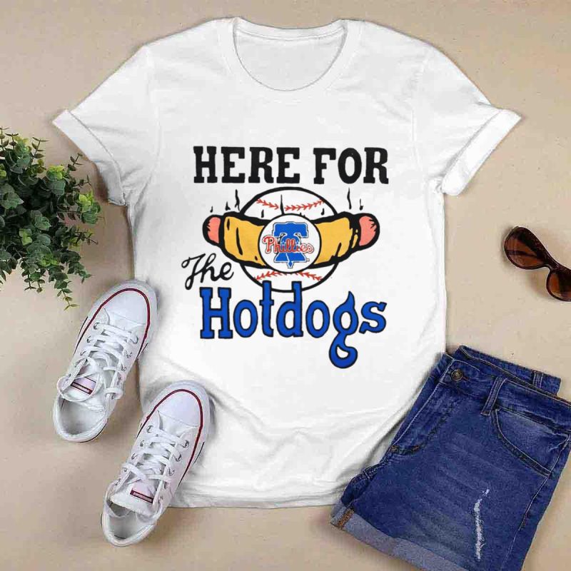 Philadelphia Phillies Baseball Fun T-Shirt for Hotdog Lovers - Image 6
