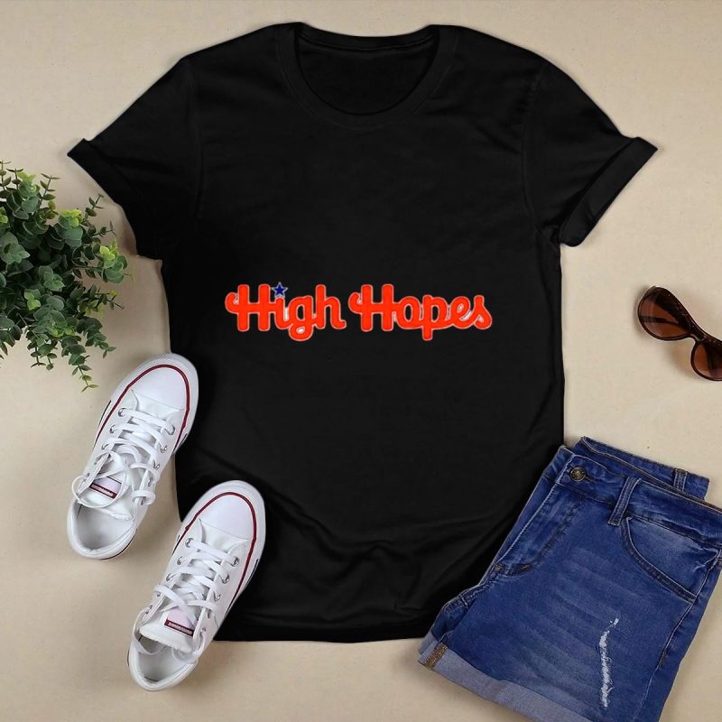 Philadelphia Phillies High Hopes Star Emblem Fan T-Shirt for Men & Women - Image 5