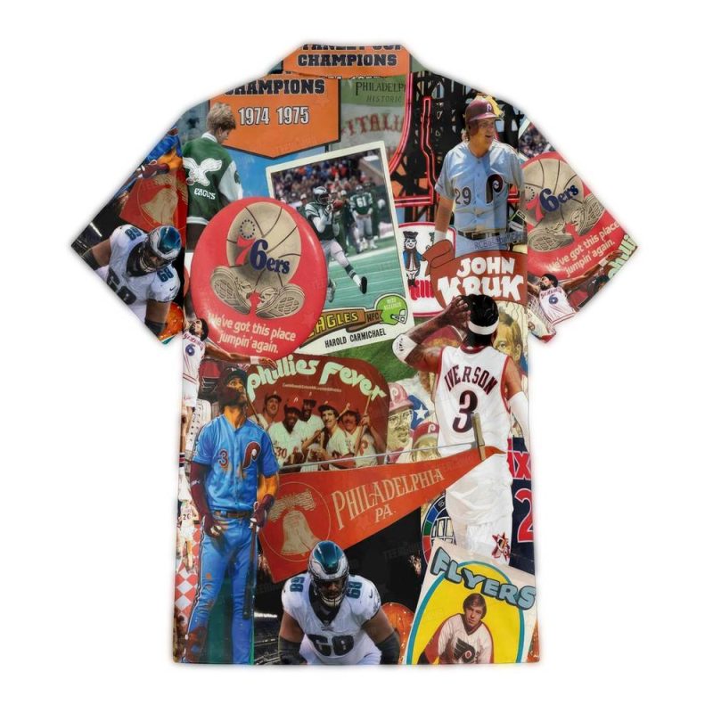Philadelphia Phillies Vintage Heritage Hawaiian Shirt for Fans