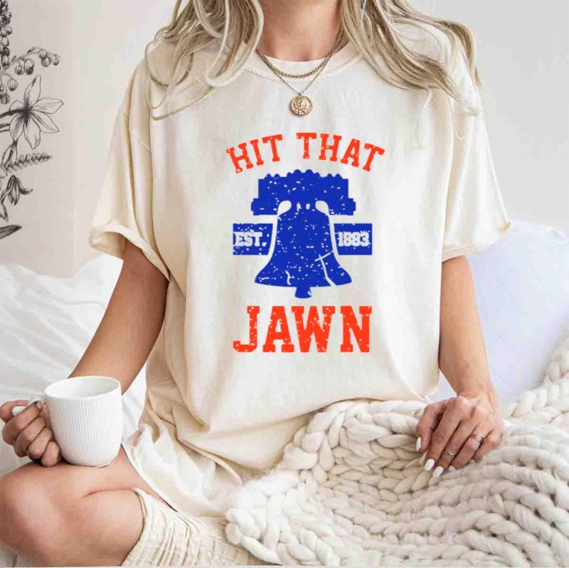 Philadelphia Phillies Liberty Bell T-Shirt - Hit That Jawn Established 1883