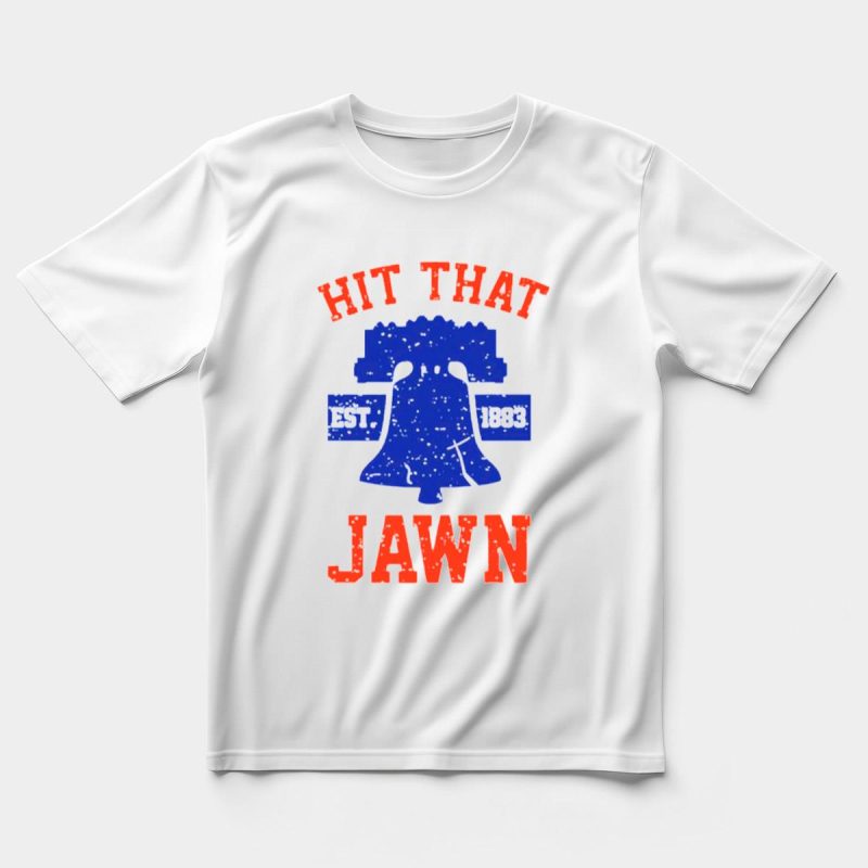 Philadelphia Phillies Liberty Bell T-Shirt - Hit That Jawn Established 1883 - Image 5