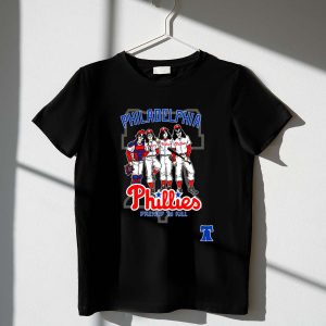 KISS Dressed to Kill Comic Mashup Philadelphia Phillies T-Shirt for Fans