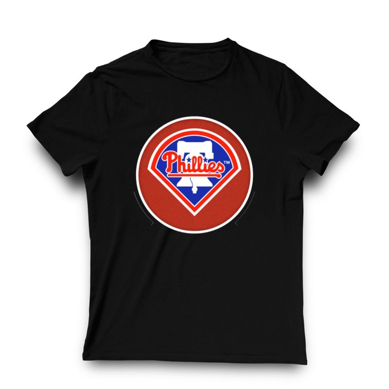 Philadelphia Phillies Liberty Bell Emblem Fan T-Shirt - Perfect for Game Day - Image 3