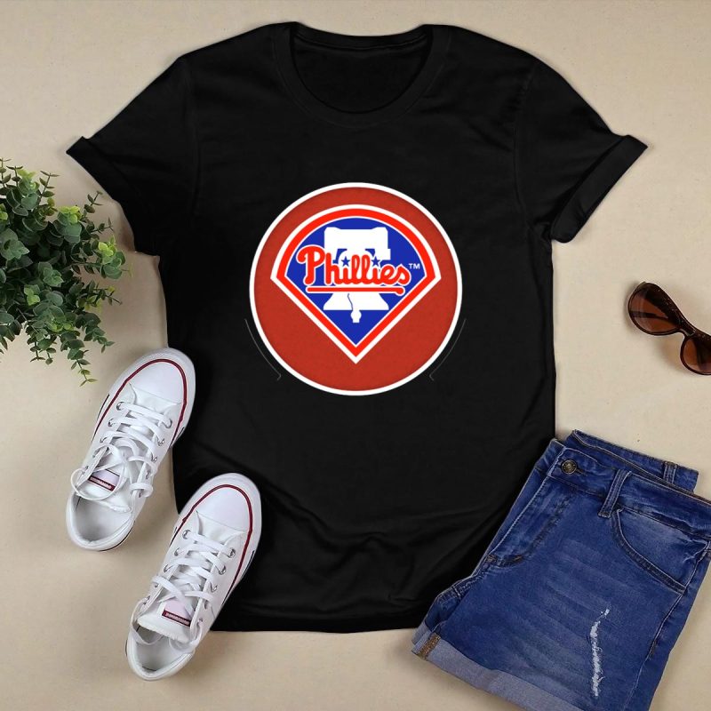Philadelphia Phillies Liberty Bell Emblem Fan T-Shirt - Perfect for Game Day - Image 5