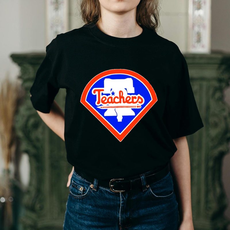 Philadelphia Phillies Liberty Bell Graphic T-Shirt for Educators - Image 2