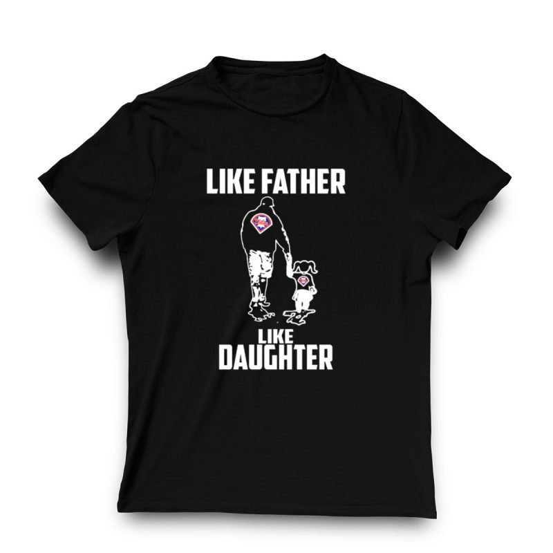 Philadelphia Phillies Family Bond T-Shirt - Perfect for Father & Daughter - Image 3