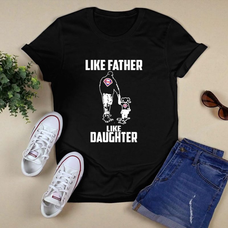 Philadelphia Phillies Family Bond T-Shirt - Perfect for Father & Daughter - Image 5