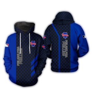 Philadelphia Phillies All Over Print Hoodie with Stylish Pattern