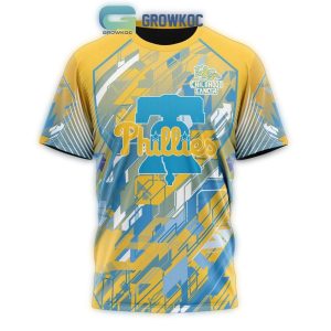 Fearless Philadelphia Phillies Childhood Cancer Awareness All-Over Print T-Shirt