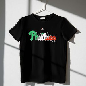 Philadelphia Phillies Majestic Star T-Shirt - Green, Red, Black & White
