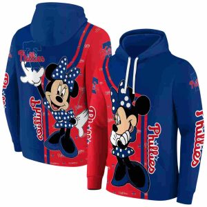 Philadelphia Phillies Minnie Mouse All Over Print Hoodie