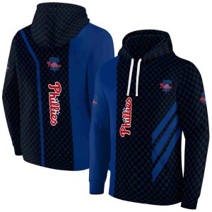 Philadelphia Phillies Monogram Pattern All Over Print Hoodie