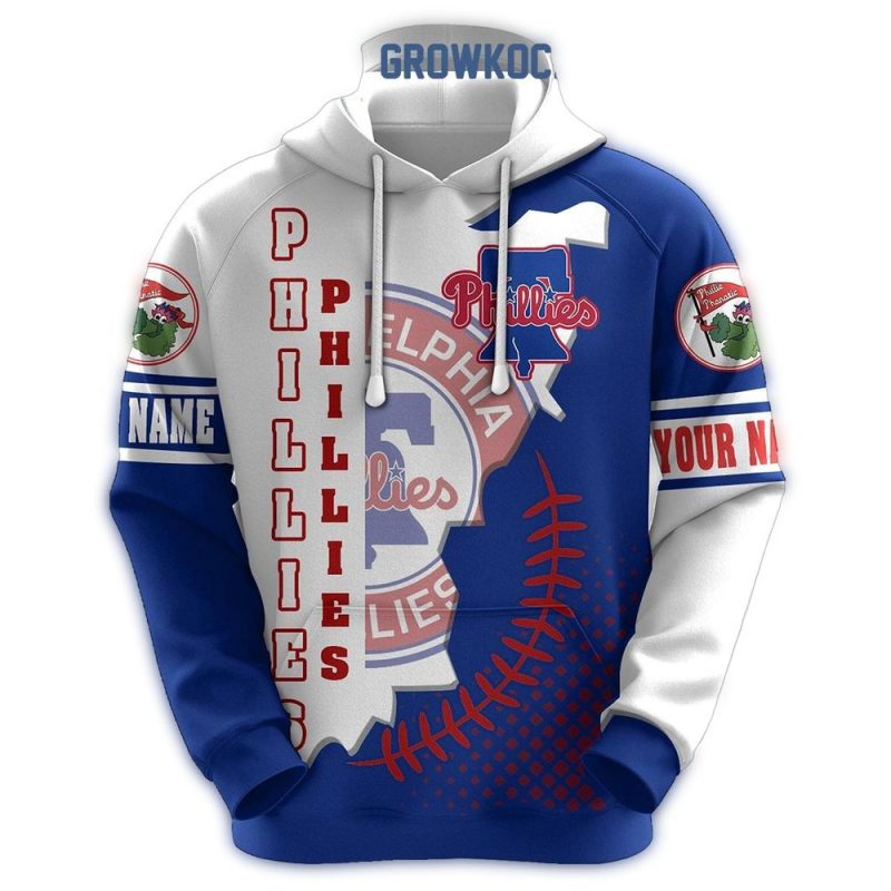Custom Philadelphia Phillies Mascot All-Over Print Hoodie for Fans