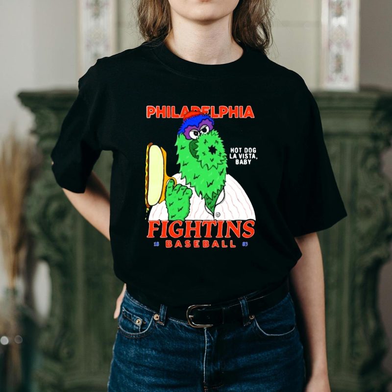 Philadelphia Phillies Phanatic Fightins Hot Dog La Vista Baby T-Shirt - Image 2