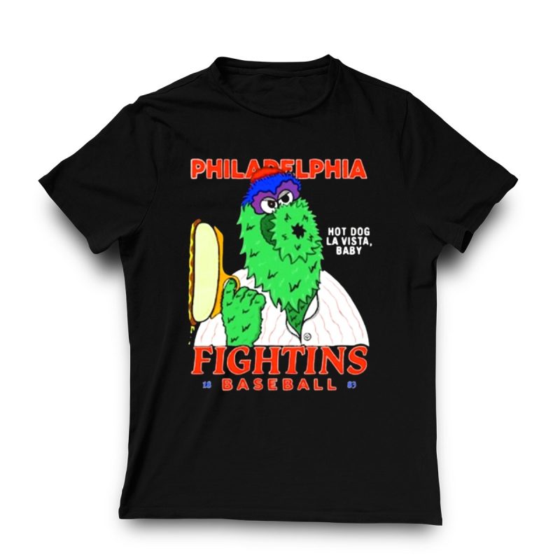 Philadelphia Phillies Phanatic Fightins Hot Dog La Vista Baby T-Shirt - Image 3
