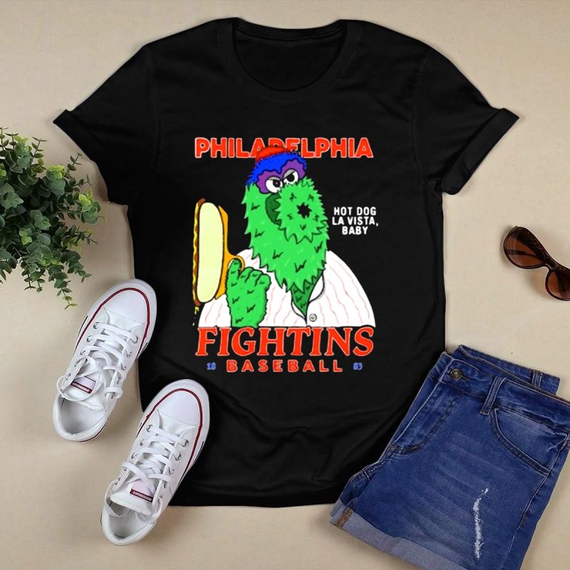 Philadelphia Phillies Phanatic Fightins Hot Dog La Vista Baby T-Shirt - Image 5