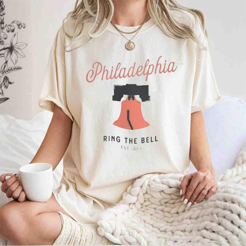 Philadelphia Phillies Established 1883 Ring The Bell Baseball T-Shirt