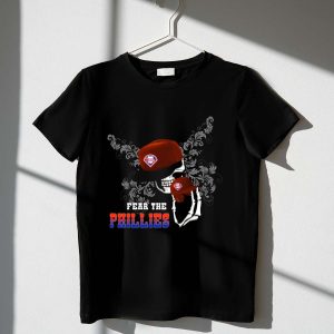 Philadelphia Phillies 'Fear The Phillies' Skull Cap T-Shirt