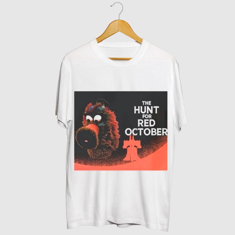 Philadelphia Phillies Hunt for Red October Phanatic T-Shirt for Fans - Image 2