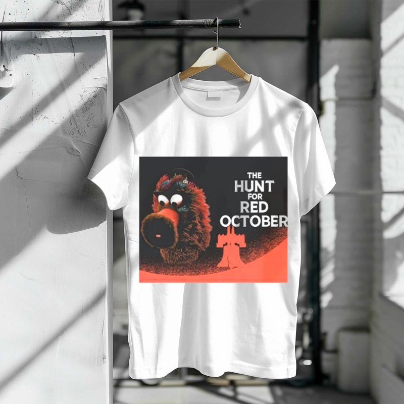 Philadelphia Phillies Hunt for Red October Phanatic T-Shirt for Fans - Image 3